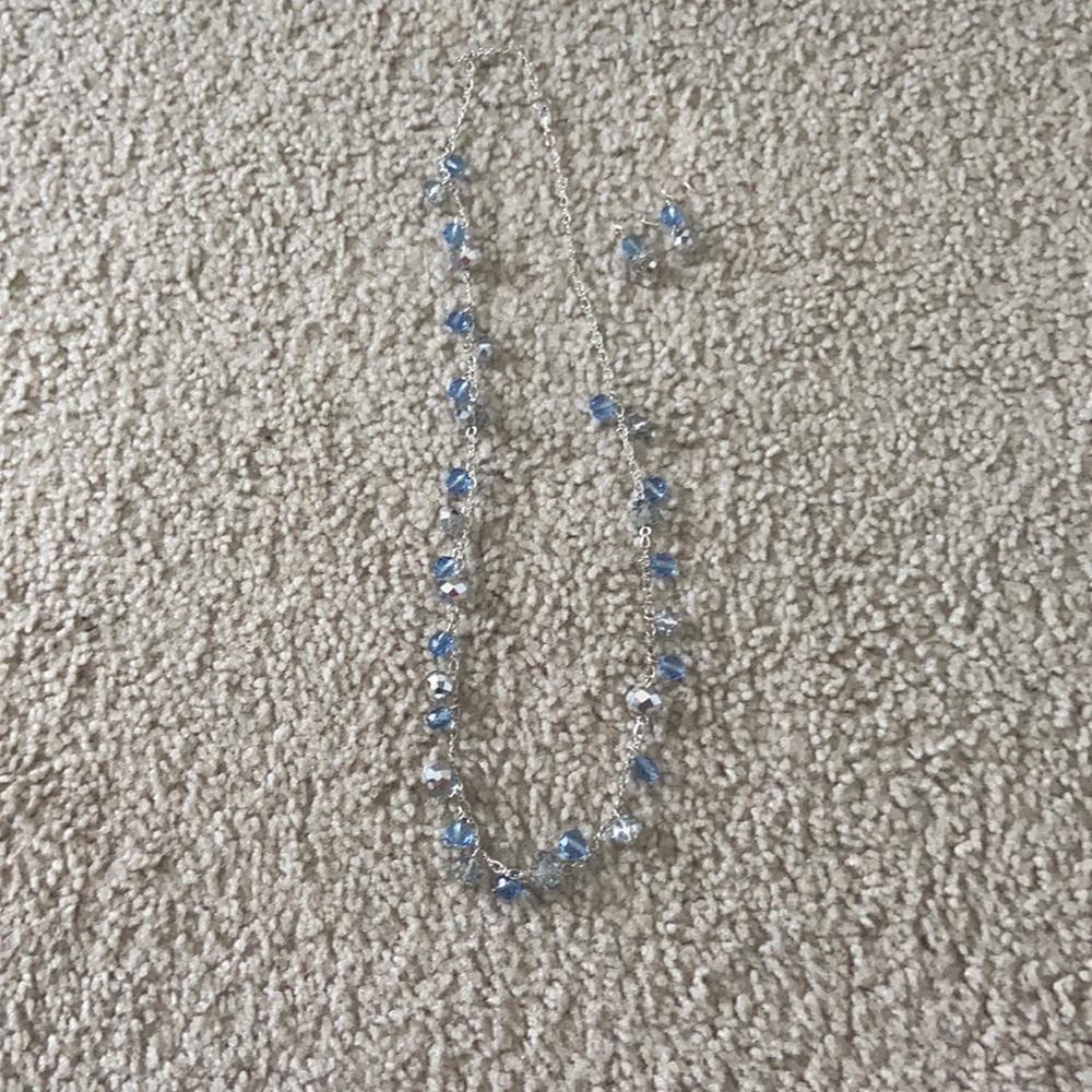 Necklace and earrings